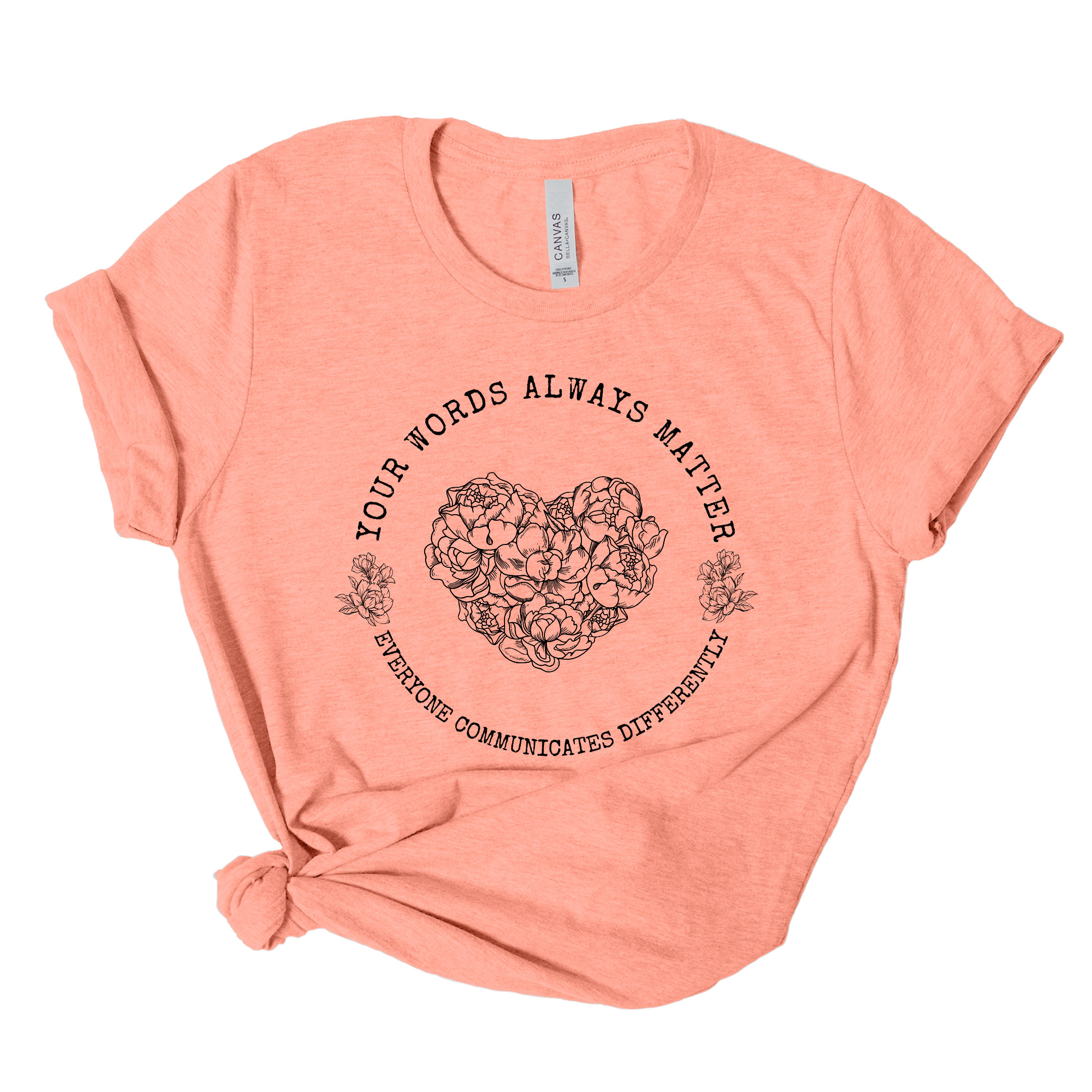 Everyone Communicates Differently Short Sleeve Tee – By My Own Design