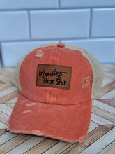 Load image into Gallery viewer, Manifest That Shit Ponytail Hat