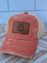 Load image into Gallery viewer, Worry Less Wander More Ponytail Hat