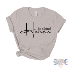 Load image into Gallery viewer, Be A Kind Human Short Sleeve Tee
