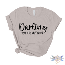 Load image into Gallery viewer, Darling You Are Different Short Sleeve Tee