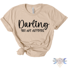 Load image into Gallery viewer, Darling You Are Different Short Sleeve Tee