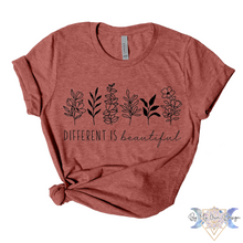 Load image into Gallery viewer, Different Is Beautiful Short Sleeve Tee
