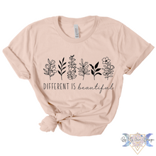 Load image into Gallery viewer, Different Is Beautiful Short Sleeve Tee