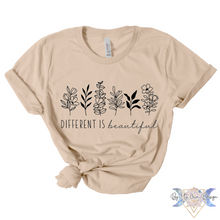 Load image into Gallery viewer, Different Is Beautiful Short Sleeve Tee