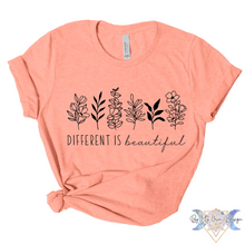 Load image into Gallery viewer, Different Is Beautiful Short Sleeve Tee