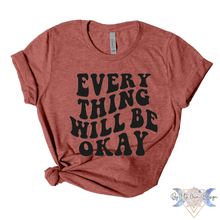 Load image into Gallery viewer, Everything Will Be Okay Short Sleeve Tee