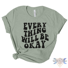 Load image into Gallery viewer, Everything Will Be Okay Short Sleeve Tee