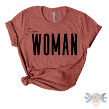 Load image into Gallery viewer, I Am Woman Short Sleeve Tee