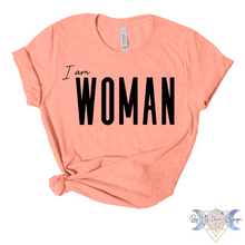 Load image into Gallery viewer, I Am Woman Short Sleeve Tee
