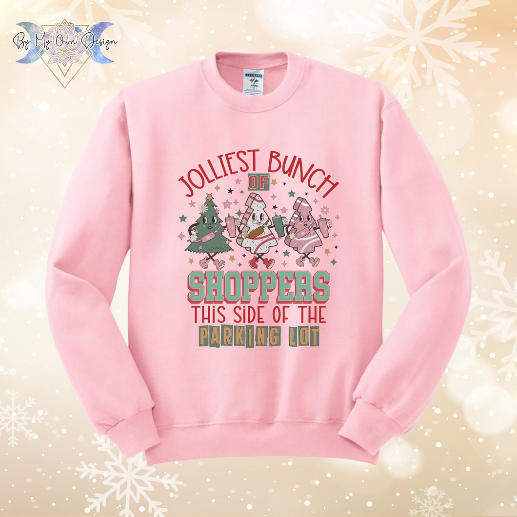 Jolliest Bunch  of Shoppers Crewneck