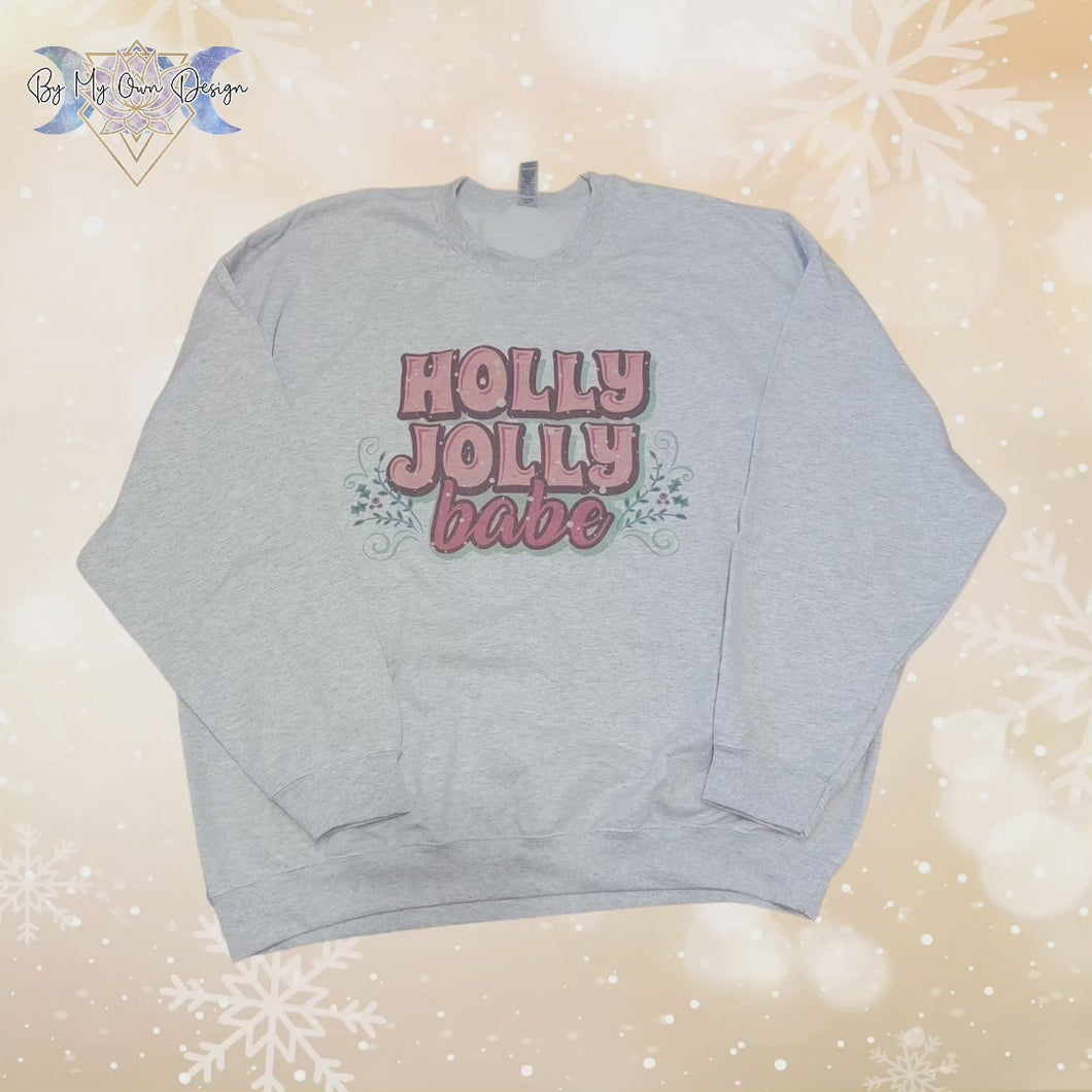 Holly Jolly Babe Crewneck