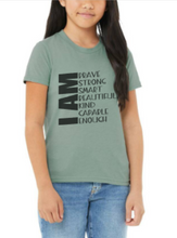 Load image into Gallery viewer, I Am Affirmations Youth Tee
