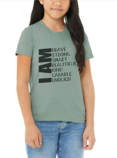 I Am Affirmations Youth Tee